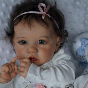 22" Athena Reborn Baby Doll Girl Realistic Newborn Babies Silicone doll