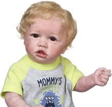 Laden Sie das Bild in den Galerie-Viewer, Silicone Simulation 22 Inch Reborn Baby Boy Doll Real Looking Newborn Baby Dolls Handmade Toy Gift Set
