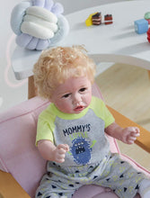 Carregar imagem no visualizador da galeria, Silicone Simulation 22 Inch Reborn Baby Boy Doll Real Looking Newborn Baby Dolls Handmade Toy Gift Set
