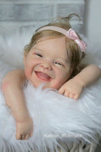 Reborn Baby Dolls Kits, Unpainted 20 Inch Simulation Silicone Vinyl Reborn Doll DIY Kit Supplies Blank to be Painted