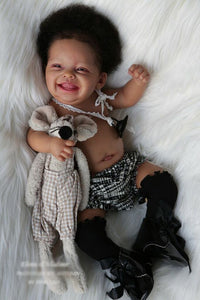Reborn Baby Dolls Kits, Unpainted 20 Inch Simulation Silicone Vinyl Reborn Doll DIY Kit Supplies Blank to be Painted