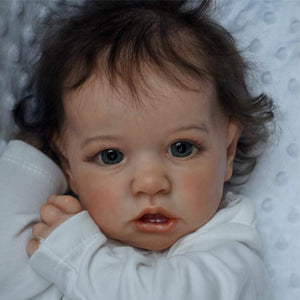 22" Athena Reborn Baby Doll Girl Realistic Newborn Babies Silicone doll