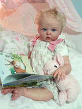 Carregar imagem no visualizador da galeria, Weighted 24 Inch Handmade Real Life Reborn Toddler Dolls Silicone Newborn Reborn Baby Doll Girl Finished
