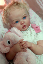 Загрузить изображение в средство просмотра галереи, Weighted 24 Inch Handmade Real Life Reborn Toddler Dolls Silicone Newborn Reborn Baby Doll Girl Finished
