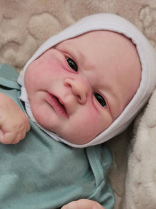 Real Life Reborn Baby Dolls Elijah Soft Silicone Cloth Body Realistic Newborn Baby Doll Birthday Gift