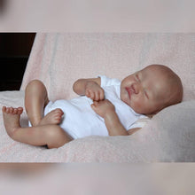 Carica l&#39;immagine nel visualizzatore di Gallery, 18&quot; Adolph Bebes Doll Sleeping High Quality Handmade Silicone Doll Kids Best Gift
