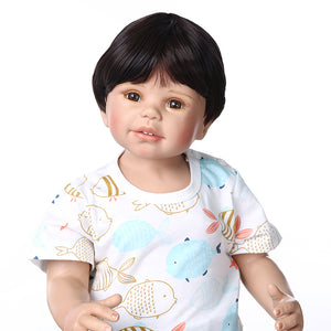28" Hard Vinyl Handmade Reborn Toddler Boy Masterpiece Doll Leo