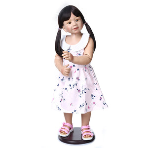 34" Standing Reborn Big Toddler Girl Ball Jointed Masterpiece Doll Elma