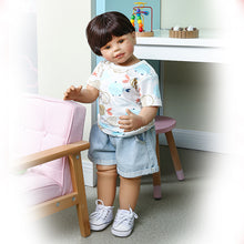 Загрузить изображение в средство просмотра галереи, 28&quot; Hard Vinyl Handmade Reborn Toddler Boy Masterpiece Doll Leo
