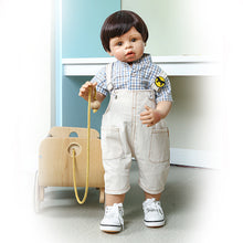 画像をギャラリービューアに読み込む, 28&quot; Handmade Lifelike Reborn Toddler Masterpiece Doll Boy Model Henry

