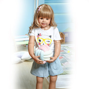39 Inch Masterpiece Doll Toddler Big Size Standing Reborn Baby Girl Doris