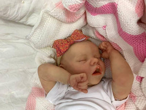 18 Inch Real Life Size Reborn Baby Dolls Silicone Lifelike Reborn Baby Girl Realistic Newborn Baby Dolls