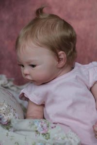 Handmade Realistic Reborn Baby Dolls Girl 19 Inch Lifelike Silicone Baby Doll Handmade Real Life Baby Doll