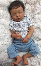 Load image into Gallery viewer, Sleeping Boy 18&quot; Reborn Baby Doll Silicone Vinyl Handmade
