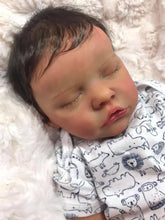 Load image into Gallery viewer, Sleeping Boy 18&quot; Reborn Baby Doll Silicone Vinyl Handmade
