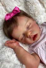 画像をギャラリービューアに読み込む, Cute Realistic 18&quot; Reborn Dolls Sleeping Baby Girl Xmas Gift
