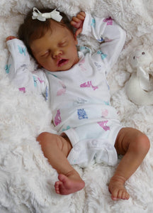 Handmade Reborn Baby Doll 18" Silicone Lifelike Baby Girl