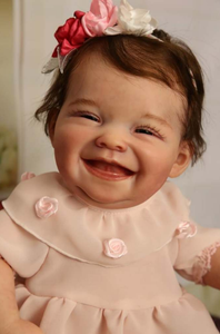 Reborn Baby Dolls Kits, Unpainted 20 Inch Simulation Silicone Vinyl Reborn Doll DIY Kit Supplies Blank to be Painted