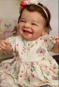 Reborn Baby Dolls Kits, Unpainted 20 Inch Simulation Silicone Vinyl Reborn Doll DIY Kit Supplies Blank to be Painted