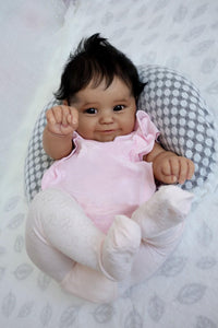 20" Maddie Real Life Reborn Baby Dolls Girls Lifelike Smile Newborn Baby Doll Best Gift for Birthday