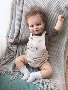 24 inch Lifelike Reborn Baby Dolls Girl Maddie Realistic Newborn Cuddly Baby Toddler Popular Girl Doll Soft Body Silicone Doll Gift for Kids