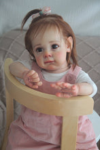 Carregar imagem no visualizador da galeria, Reborn Toddler Girl Silicone Baby Doll Maggie 24 Inch Newborn Babies Weighted Cloth Body Gift Set Toys for Kids
