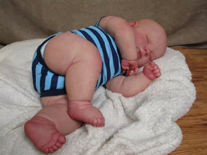 Reborn Baby Dolls Gene Full Silicone Body Newborn Boy Baby Doll Washable 20 Inch Cuddly Doll Antomically Correct