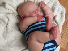 Cargar imagen en el visor de la galería, Reborn Baby Dolls Gene Full Silicone Body Newborn Boy Baby Doll Washable 20 Inch Cuddly Doll Antomically Correct
