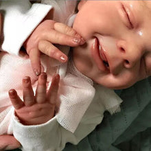 Загрузить изображение в средство просмотра галереи, Lifelike Reborn Toddler 19 Inch Realistic Newborn Baby Doll Boy Full Silicone Body Reborn Baby Dolls
