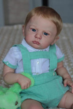 Carregar imagem no visualizador da galeria, Weighted 23 Inches Reborn Toddler Doll Realistic Newborn Baby Doll Boy Silicone Reborn Baby Doll That Look Real
