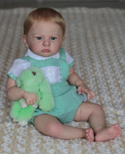 画像をギャラリービューアに読み込む, Weighted 23 Inches Reborn Toddler Doll Realistic Newborn Baby Doll Boy Silicone Reborn Baby Doll That Look Real
