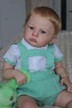 Загрузить изображение в средство просмотра галереи, Weighted 23 Inches Reborn Toddler Doll Realistic Newborn Baby Doll Boy Silicone Reborn Baby Doll That Look Real
