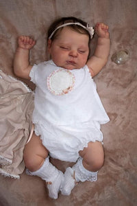 20 Inch Cuddly Reborn Baby Girl Adorable Reborn Baby Doll Realistic Newborn Baby Dolls Xmas Gift for Kids