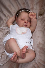 Carica l&#39;immagine nel visualizzatore di Gallery, 20 Inch Cuddly Reborn Baby Girl Adorable Reborn Baby Doll Realistic Newborn Baby Dolls Xmas Gift for Kids
