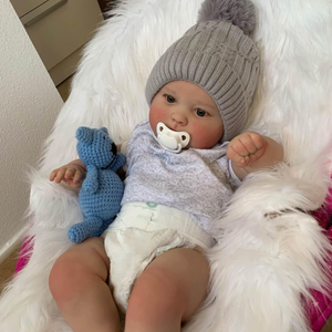 Weighted Reborn Baby Doll Soft Silicone Newborn Baby Doll 24 Inch Reborn Toddler Boy