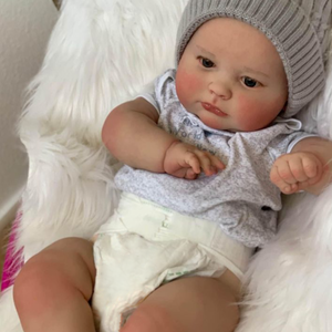 Weighted Reborn Baby Doll Soft Silicone Newborn Baby Doll 24 Inch Reborn Toddler Boy
