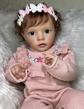 Laden Sie das Bild in den Galerie-Viewer, 24 Inch Reborn Toddlers Girl Realistic Newborn Baby Doll Weighted Reborn Baby Dolls Best Birthday Gift for Children
