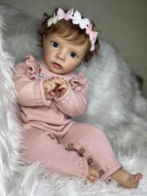 画像をギャラリービューアに読み込む, 24 Inch Reborn Toddlers Girl Realistic Newborn Baby Doll Weighted Reborn Baby Dolls Best Birthday Gift for Children

