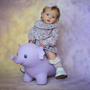 24 Inch Reborn Girl Toddler Realistic Newborn Baby Doll Weighted Reborn Baby Dolls Birthday Gift for Children