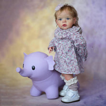 Загрузить изображение в средство просмотра галереи, 24 Inch Reborn Girl Toddler Realistic Newborn Baby Doll Weighted Reborn Baby Dolls Birthday Gift for Children
