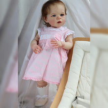 画像をギャラリービューアに読み込む, 24 Inch Girl Toddler Reborn Visible Veins Realistic Newborn Baby Doll Weighted Reborn Baby Dolls Birthday Gift for Children
