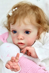 24 Inch Reborn Toddler Girl Realistic Newborn Baby Doll Weighted Reborn Baby Dolls Best Xmas or Birthday Gift