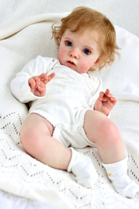 24 Inch Reborn Toddler Girl Realistic Newborn Baby Doll Weighted Reborn Baby Dolls Best Xmas or Birthday Gift