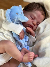 Laden Sie das Bild in den Galerie-Viewer, 20 Inch Realistic Looking Newborn Baby Dolls Real Life Reborn Toddler Sleeping Adorable Baby Doll Girl Birthday Xmas Gift
