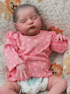 19 Inch Real Reborn Baby Dolls Sleeping Soft Silicone Reborn Baby Girl Doll Preemie Lifelike Reborn Baby Doll Reborn Toddler
