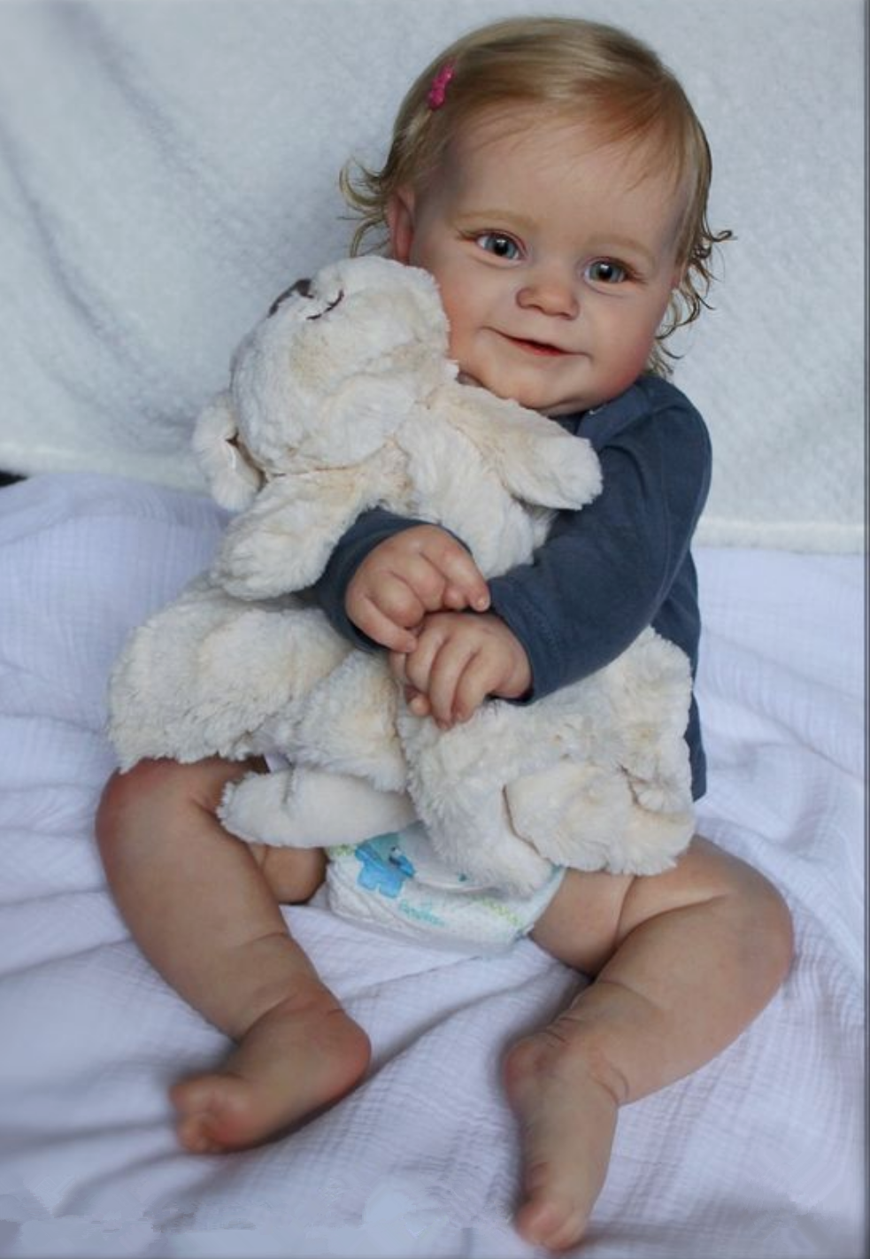 20 Inch or 24 Inch Reborn Baby Dolls Girl Toddler Real Life Silicone B Pinky Reborn