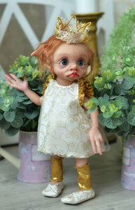 17 Inch Handmade Elf Reborn Baby Fairy Doll Girl Reborn Baby Dolls Fantasy Art Collectible Angel