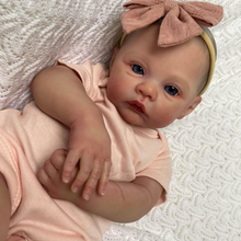 Carregar imagem no visualizador da galeria, 19 Inch Handmade Realistic Reborn Baby Dolls Girl Lifelike Silicone Baby Doll Handmade Real Life Baby Doll

