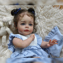 Carregar imagem no visualizador da galeria, 24 Inch Weighted Realistic Reborn Toddler Doll Silicone Huggable Lifelike Newborn Baby Doll Girls Suesue
