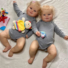 Laden Sie das Bild in den Galerie-Viewer, 20 Inch or 24 Inch Realistic Reborn Baby Dolls Girls Reborn Toddler Real Life Silicone Vinyl Baby Dolls Lifelike Newborn Baby Dolls
